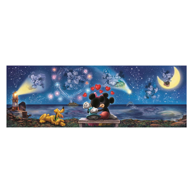 Load image into Gallery viewer, Clementoni legpuzzel mickey en minnie panorama - 1000st.