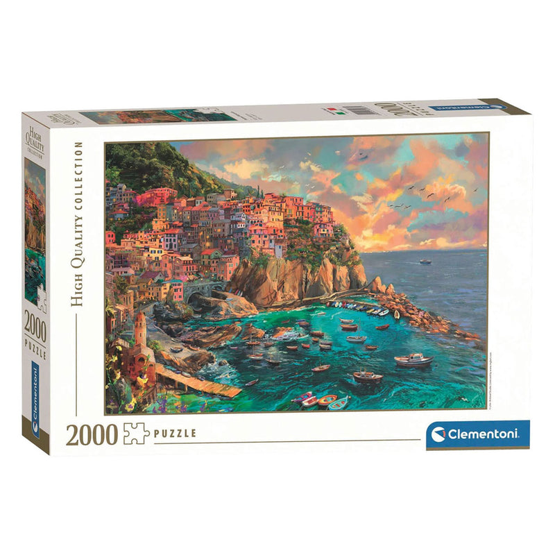 Load image into Gallery viewer, Clementoni legpuzzel geschilderd manarola - 2000st.