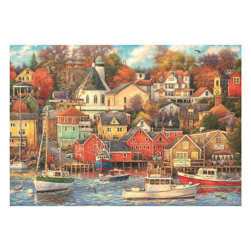 Load image into Gallery viewer, Clementoni legpuzzel goede tijden haven - 1500st.