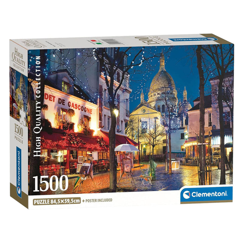 Load image into Gallery viewer, Clementoni legpuzzel parijs montmartre - 1500st.