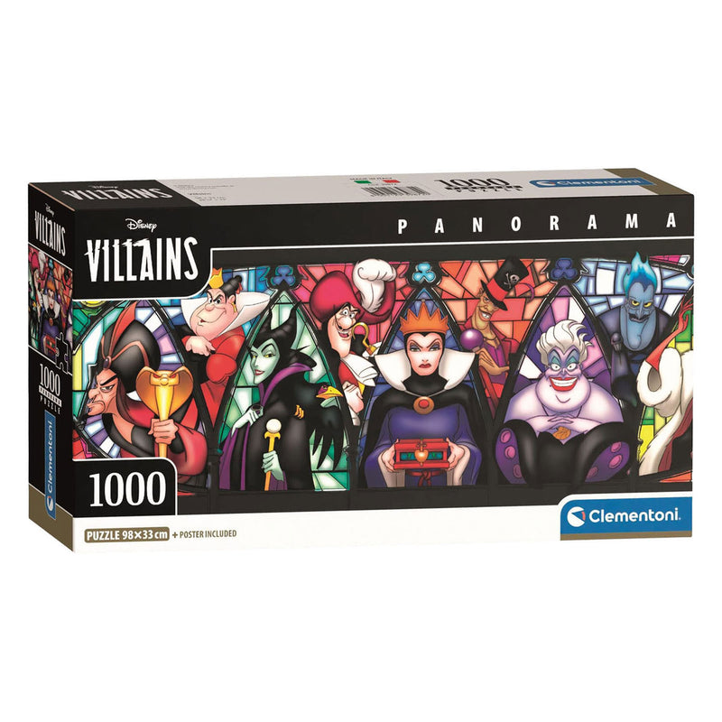 Load image into Gallery viewer, Clementoni legpuzzel disney villains panorama - 1000st.