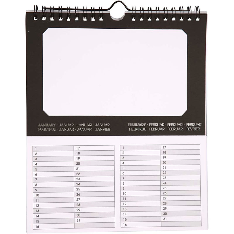 Afbeelding laden in galerijviewer, Https: www.cchobby.nl internationale-verjaardagskalender-afm-19x23-cm-gatgrootte-15-3x9-2-cm-180-gr-5-stuk-1-doos
