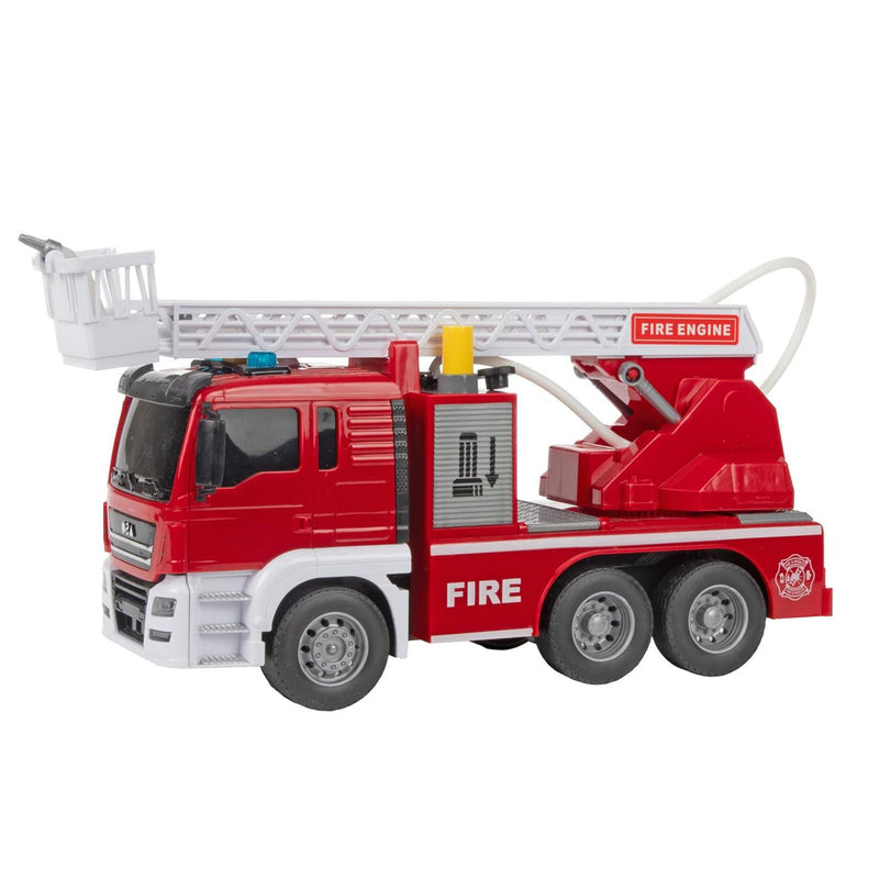 Load image into Gallery viewer, Toi-toys vehicool brandweer ladderwagen 28cm met frictie