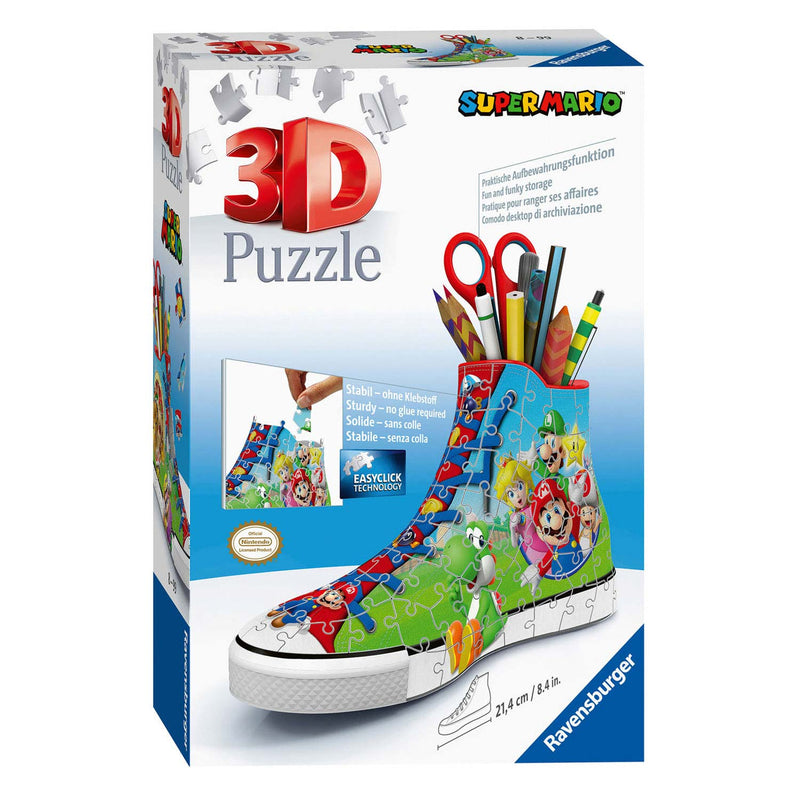 Load image into Gallery viewer, Ravensburger sneaker super mario - 3d puzzel - 108 stukjes