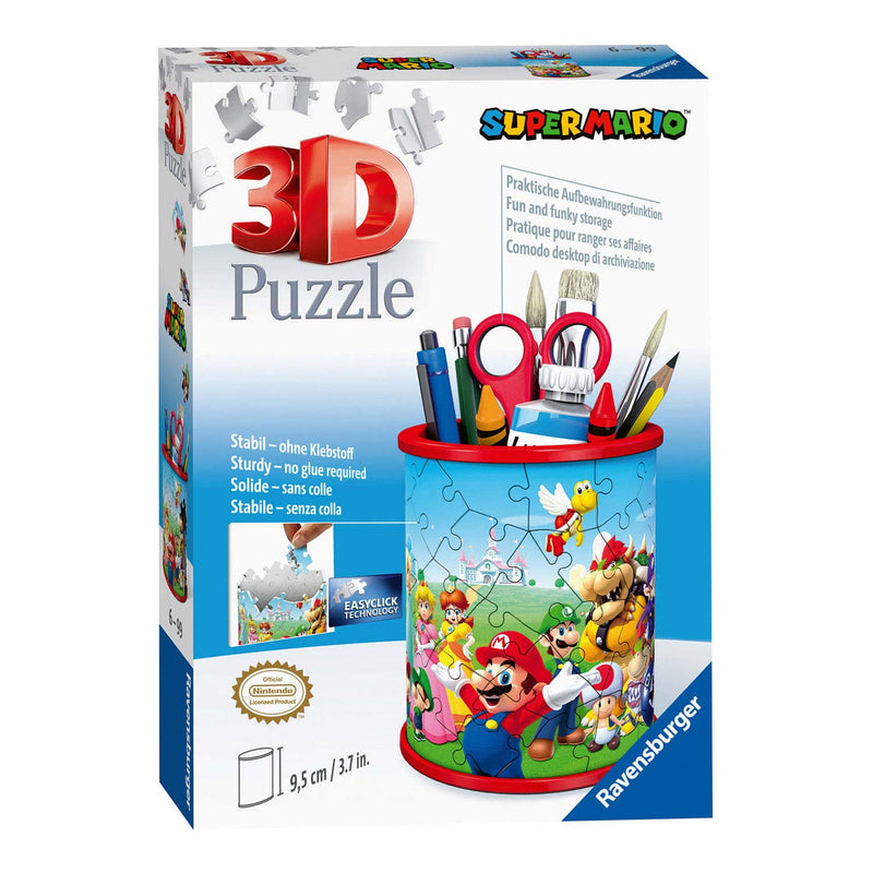 Load image into Gallery viewer, Ravensburger 3d puzzel pennenbak super mario - 54 stukjes
