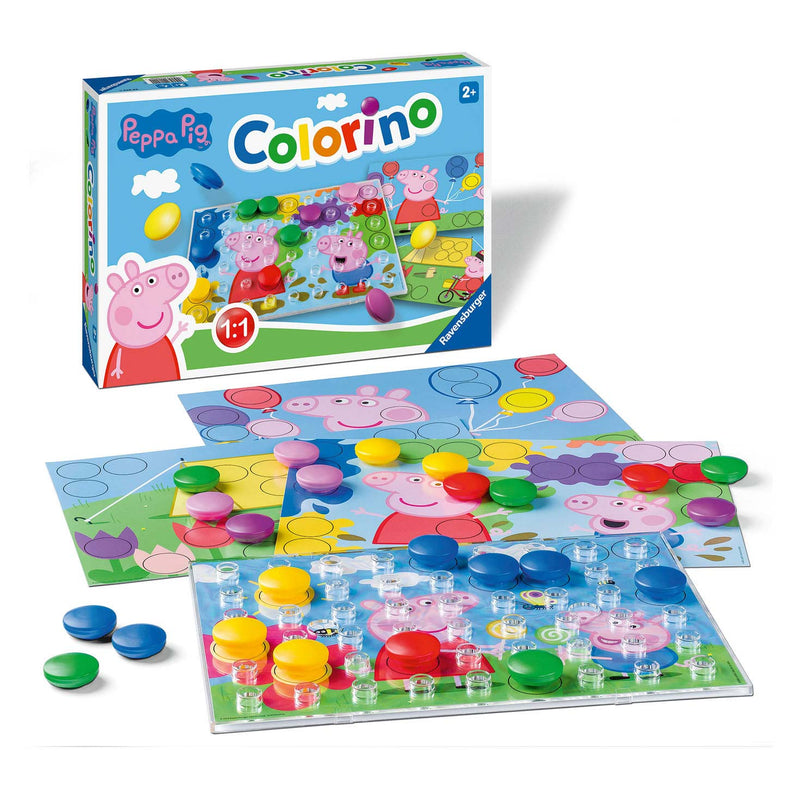 Load image into Gallery viewer, Ravensburger peppa pig colorino kinderspel