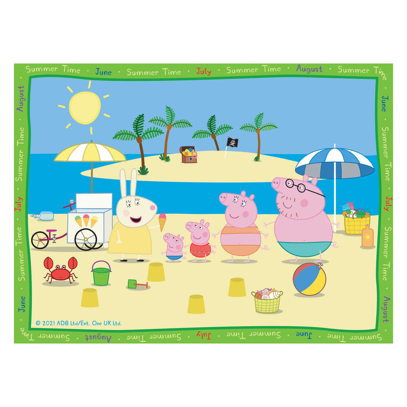 Load image into Gallery viewer, Ravensburger puzzel peppa pig: 4 seizoenen - 12+16+20+24 stukjes