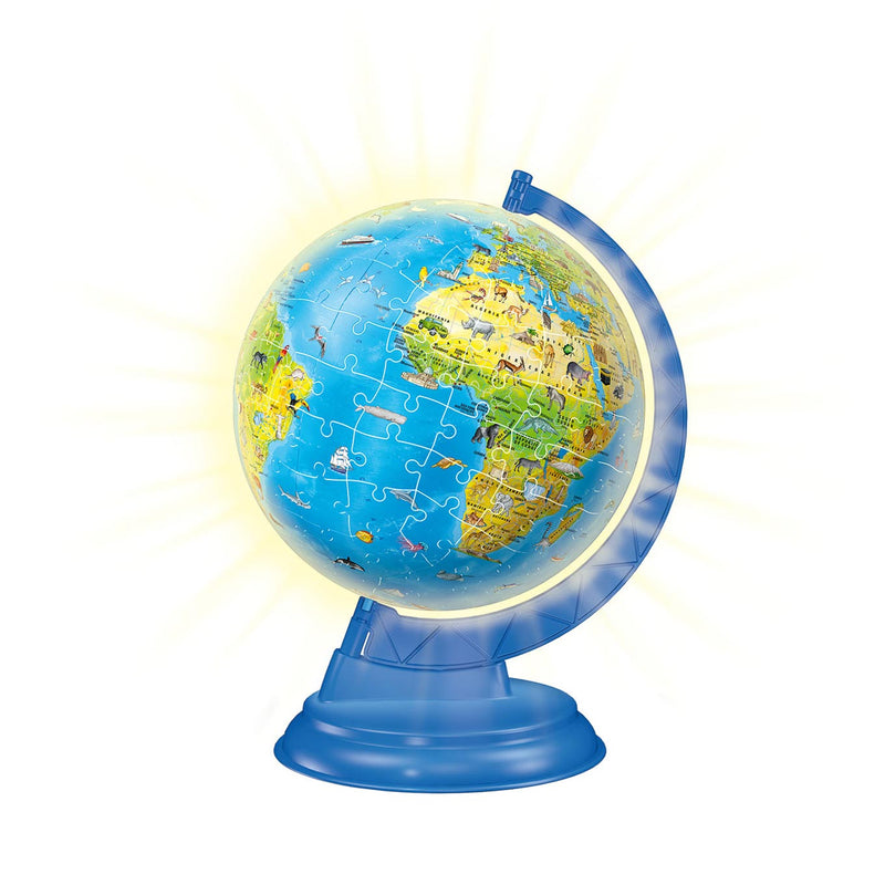 Load image into Gallery viewer, Ravensburger xxl kinder globe night edition engelstalig 3d puzzel, 180st.