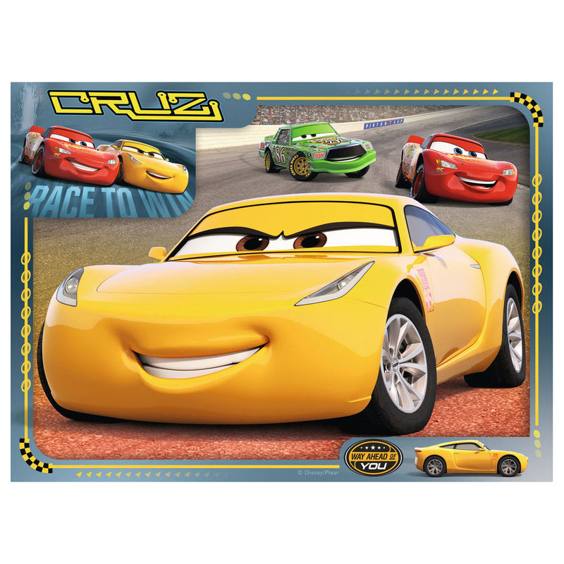 Load image into Gallery viewer, Ravensburger puzzel disney cars 3 let's race! - 12+16+20+24 stukjes