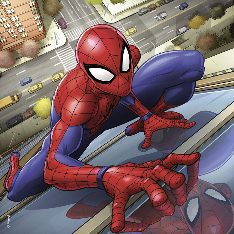 Load image into Gallery viewer, Ravensburger puzzel spiderman in actie - 3x49 stukjes