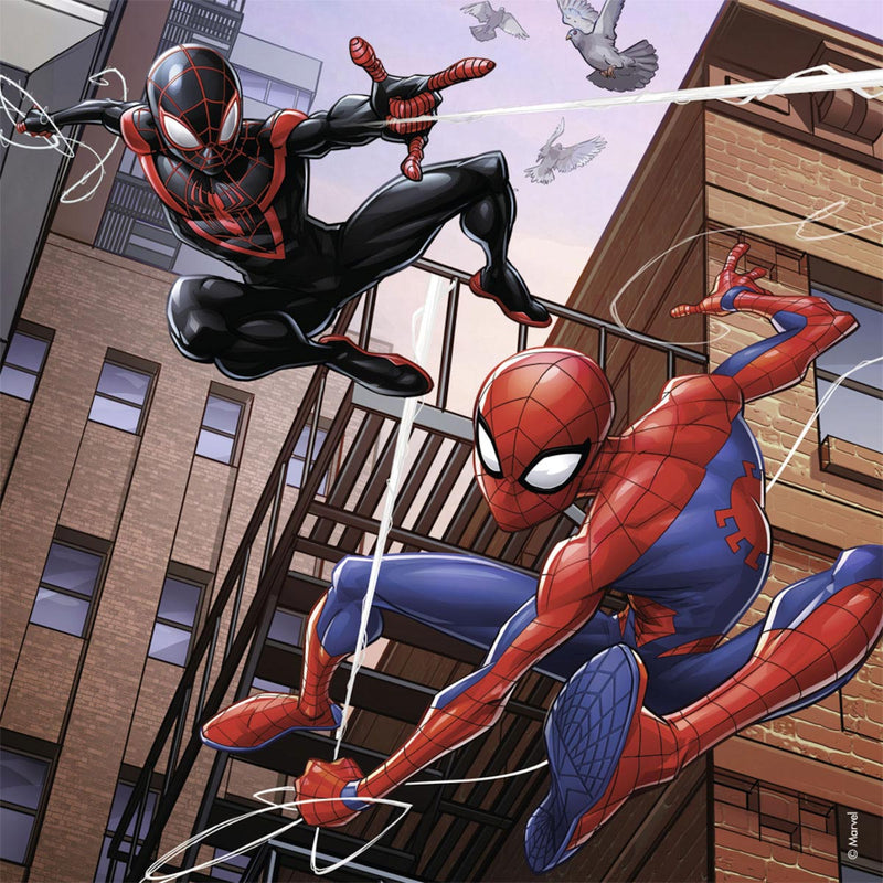 Load image into Gallery viewer, Ravensburger puzzel spiderman in actie - 3x49 stukjes