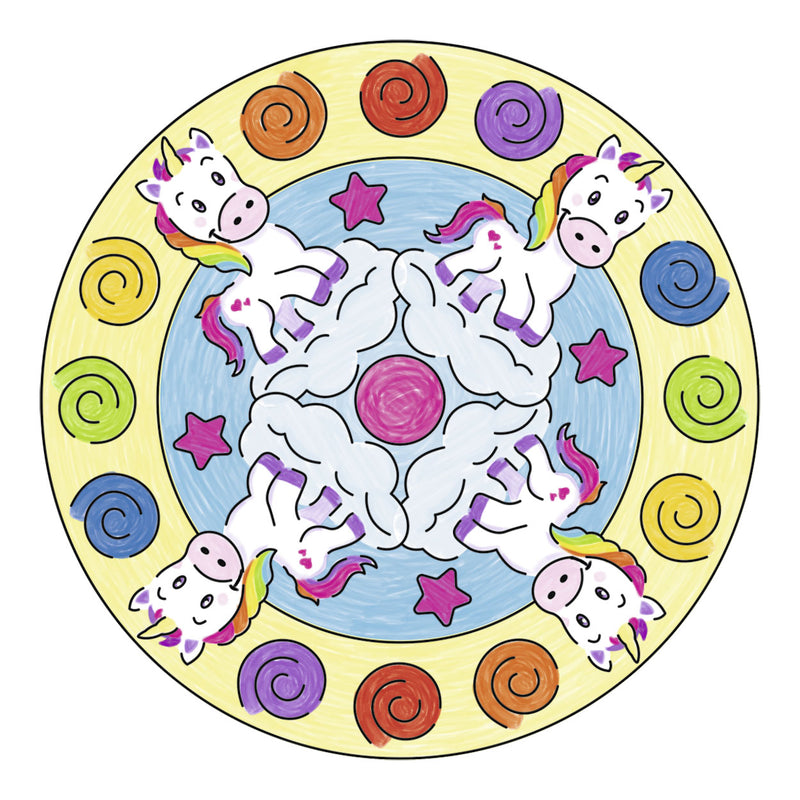 Load image into Gallery viewer, Mandala-designer ravensburger mini - eenhoorn