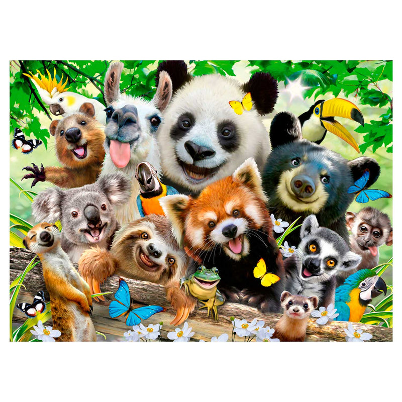 Load image into Gallery viewer, Ravensburger puzzel wildlife selfie - legpuzzel - 300 stukjes