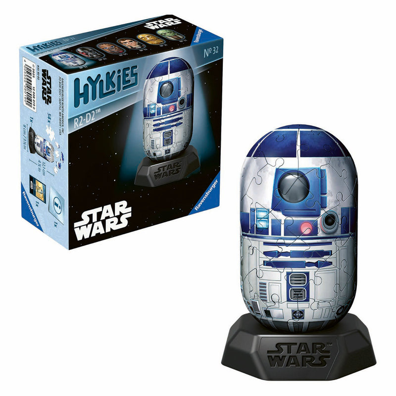 Load image into Gallery viewer, Ravensburger 3d puzzel hylkies star wars r2d2 - 54st.