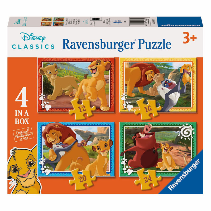 Load image into Gallery viewer, Ravensburger the lion king 4-in-1 puzzel