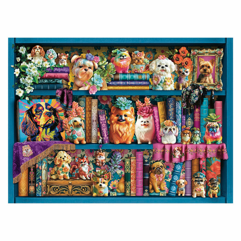 Load image into Gallery viewer, Ravensburger puzzel precious porcelain pugs - legpuzzel - 500 stukjes