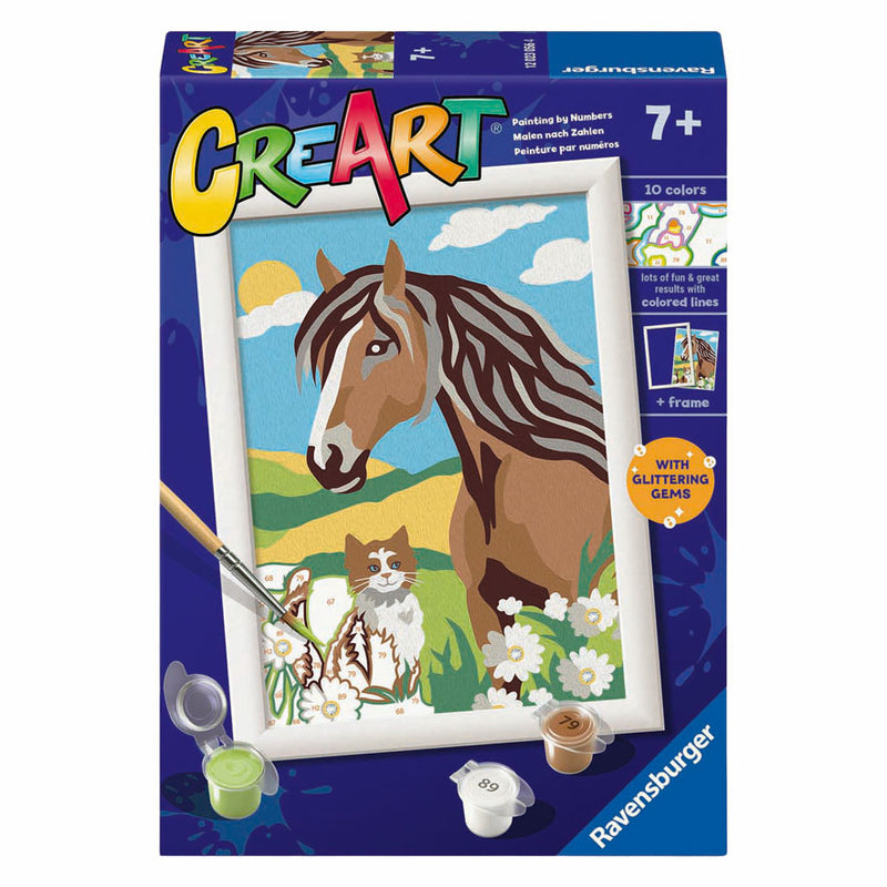 Load image into Gallery viewer, Ravensburger creart paard en poesje