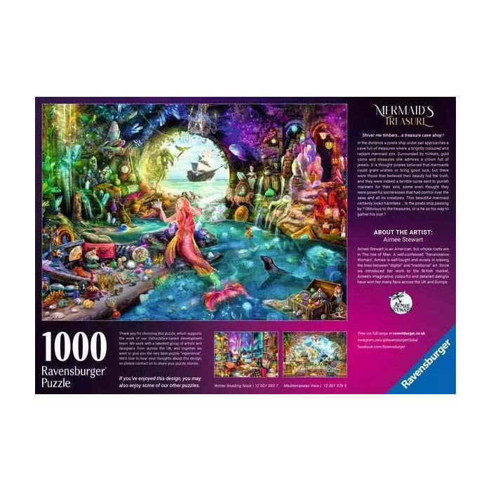 Load image into Gallery viewer, Ravensburger puzzel mermaid's treasure - legpuzzel - stukjes
