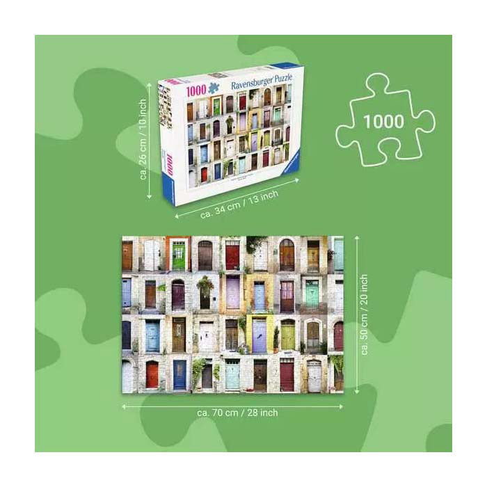 Load image into Gallery viewer, Ravensburger puzzel beautiful doors in the provence - legpuzzel - 1000 stukjes