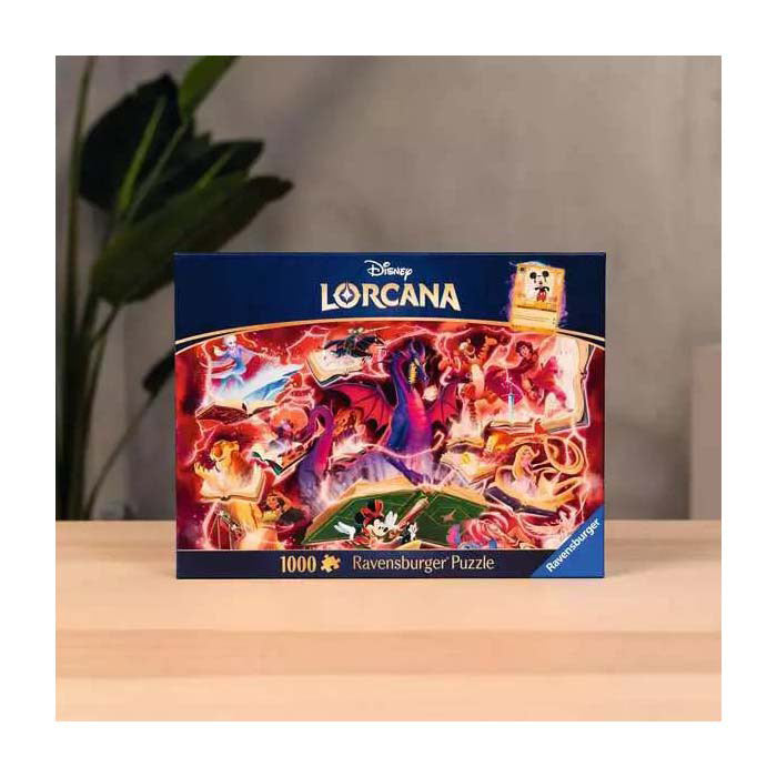 Load image into Gallery viewer, Ravensburger legpuzzel disney lorcana glimmers of the realm: ruby - 1000st.