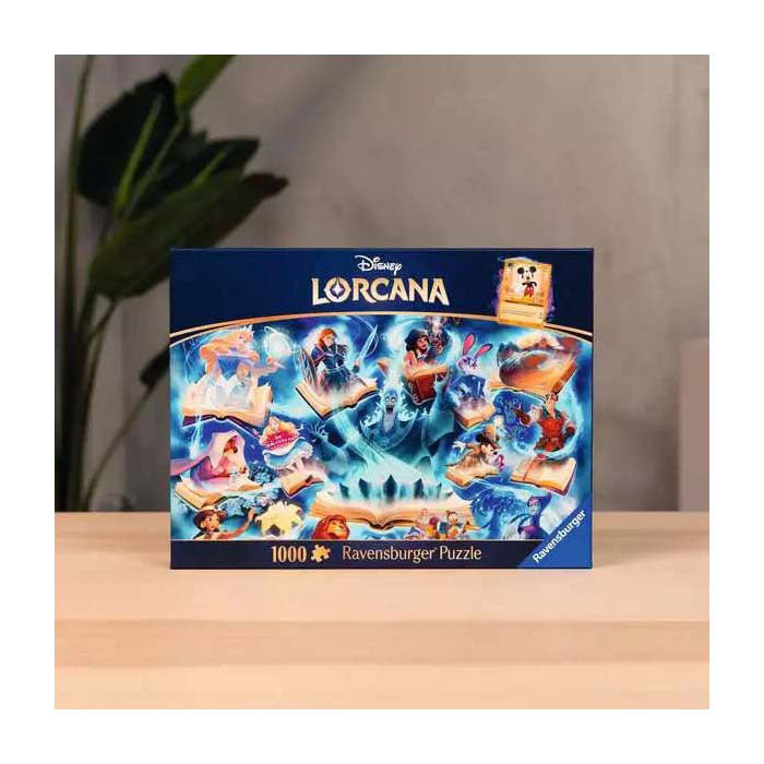 Load image into Gallery viewer, Ravensburger legpuzzel disney lorcana glimmers of the realm: sapphire - 1000st.