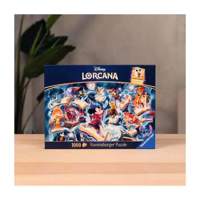 Load image into Gallery viewer, Ravensburger legpuzzel disney lorcana glimmers of the realm: steel - 1000st.