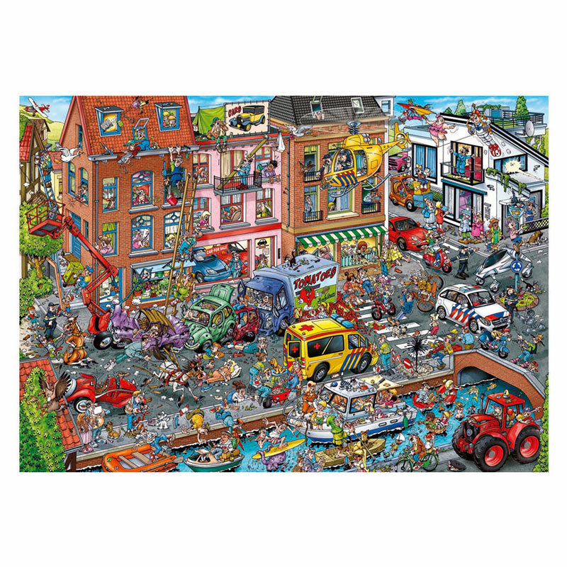 Load image into Gallery viewer, Ravensburger ray's comic series - time travel 3 - modern time - 1000 stukjes legpuzzel