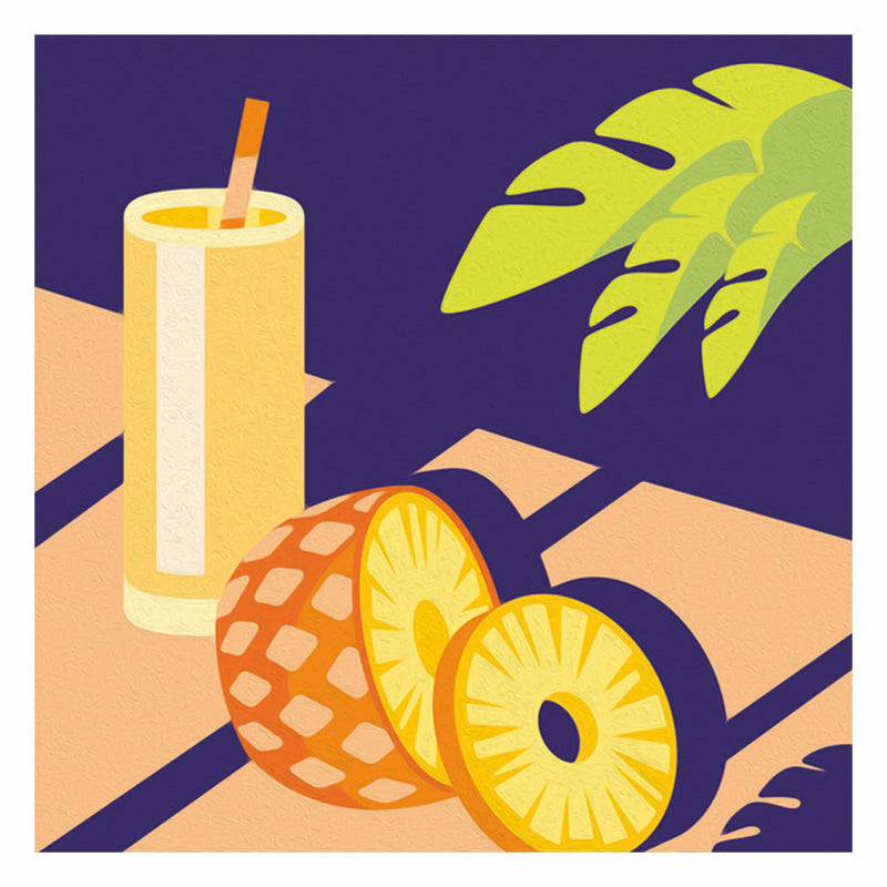 Load image into Gallery viewer, Ravensburger schilderen op nummer set - creatief schilderpakket ananas.