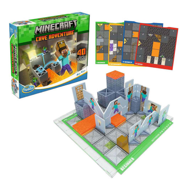 Load image into Gallery viewer, Thinkfun – minecraft cave adventure – logicaspel – vanaf 8 jaar
