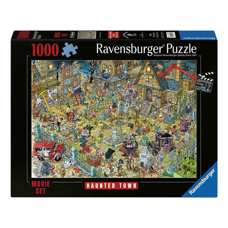 Load image into Gallery viewer, Ravensburger legpuzzel filmset spookstad - 1000st.