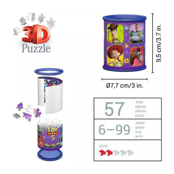 Load image into Gallery viewer, Ravensburger 3d puzzel - pennenbak toy story 5