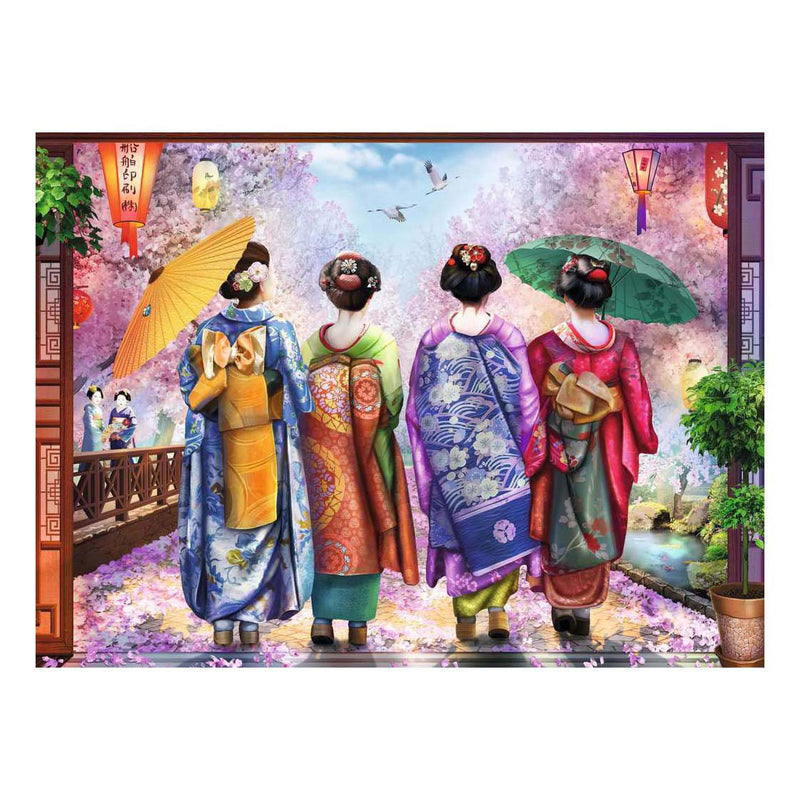 Load image into Gallery viewer, Ravensburger – kersenbloesemwandeling – legpuzzel – 500 stukjes