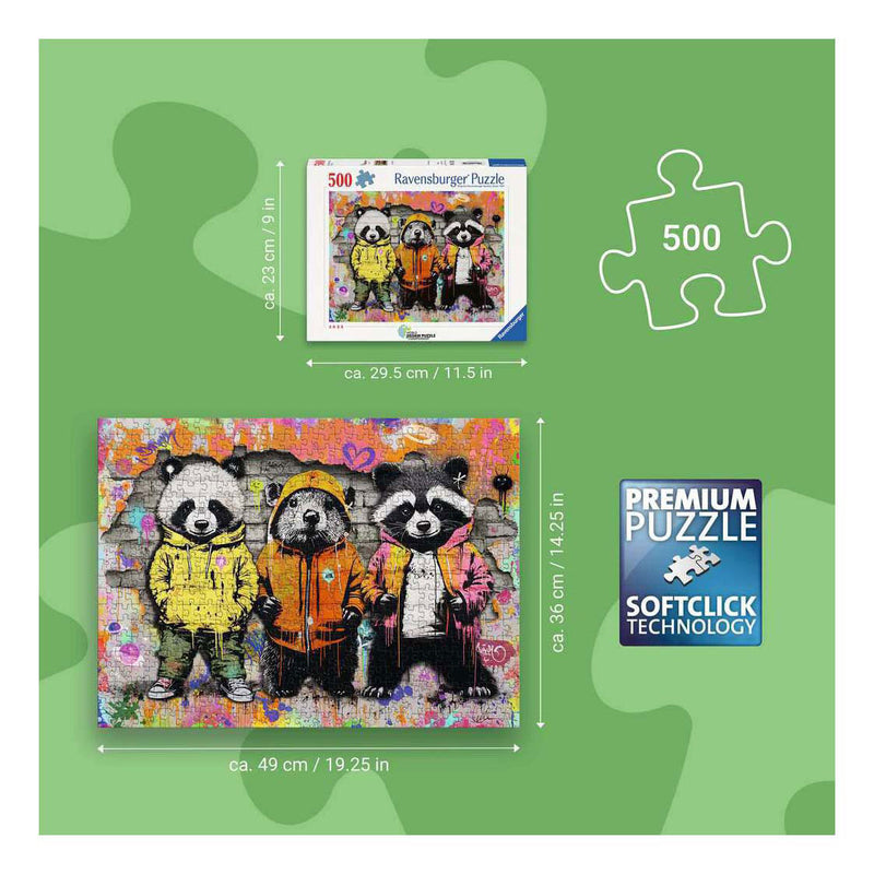 Load image into Gallery viewer, Ravensburger – pluizige vrienden – legpuzzel – 500 stukjes