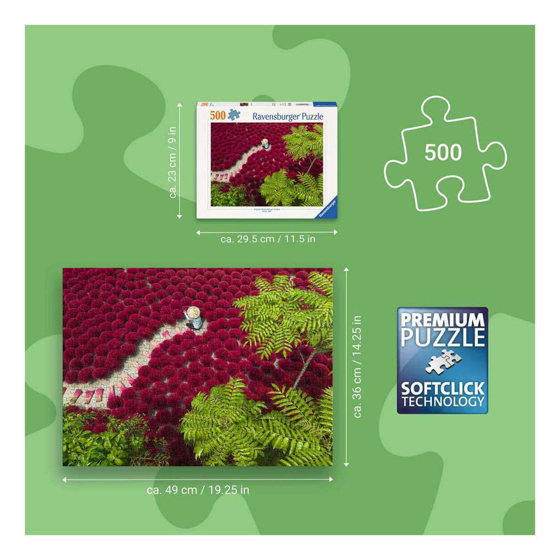 Load image into Gallery viewer, Ravensburger – een zee van rood – legpuzzel – 500 stukjes