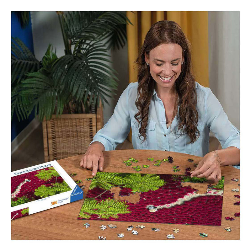 Load image into Gallery viewer, Ravensburger – een zee van rood – legpuzzel – 500 stukjes