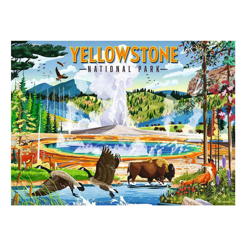 Load image into Gallery viewer, Ravensburger – yellowstone national park – legpuzzel – 500 stukjes