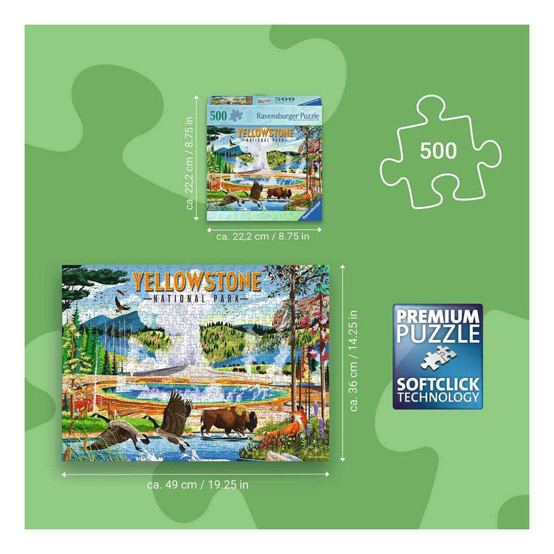 Load image into Gallery viewer, Ravensburger – yellowstone national park – legpuzzel – 500 stukjes