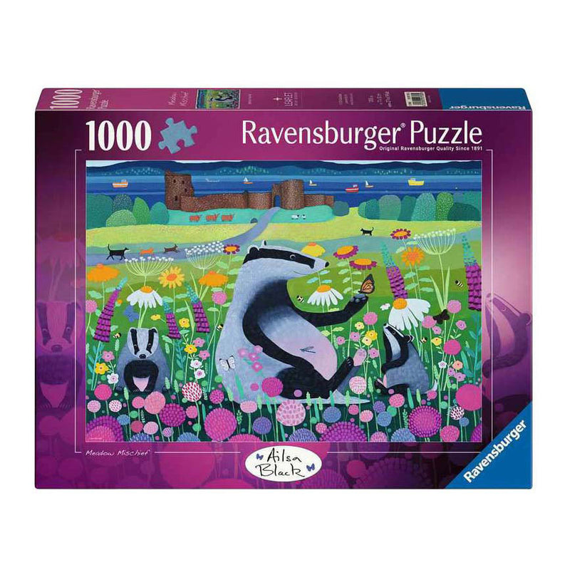 Load image into Gallery viewer, Ravensburger legpuzzel meadow mischief - 1000st.