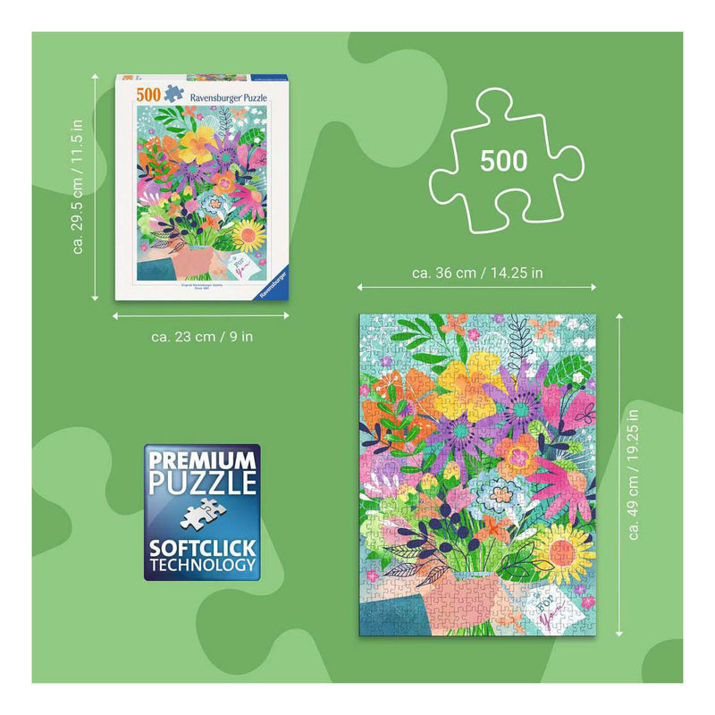 Load image into Gallery viewer, Ravensburger – bloemen voor jou – legpuzzel – 500 stukjes