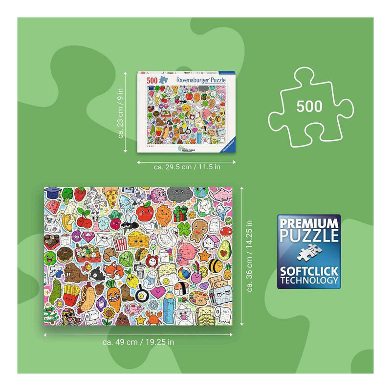Load image into Gallery viewer, Ravensburger – kawaii – legpuzzel – 500 stukjes