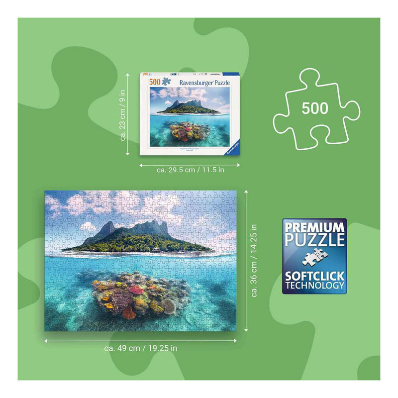 Load image into Gallery viewer, Ravensburger – eiland en koraalwereld – legpuzzel – 500 stukjes