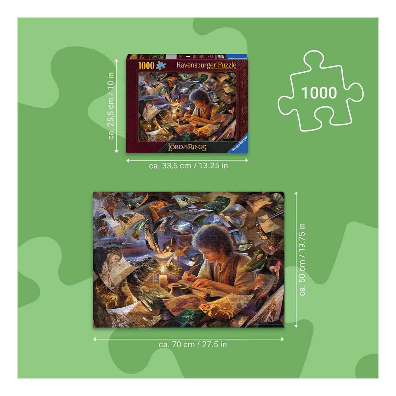Load image into Gallery viewer, Ravensburger – frodo’s reis – legpuzzel – 1000 stukjes
