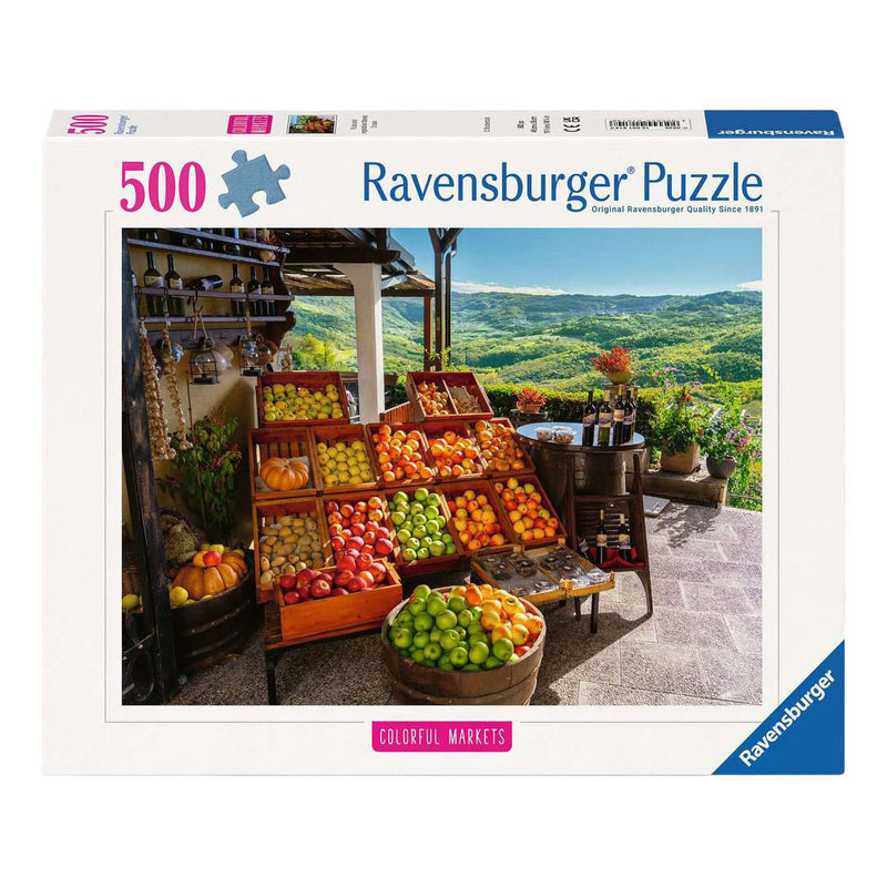 Load image into Gallery viewer, Ravensburger legpuzzel fruits and vegetables market, croatia - 500st.
