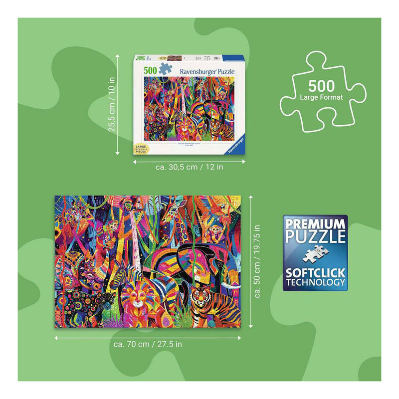 Load image into Gallery viewer, Ravensburger – jeweled jungle – legpuzzel – 1000 stukjes