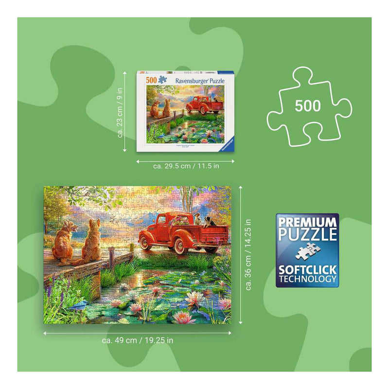 Load image into Gallery viewer, Ravensburger puzzel summer love 500pcs