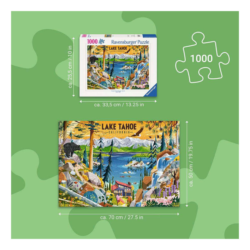 Load image into Gallery viewer, Ravensburger – sacred lake tahoe – legpuzzel – 1000 stukjes