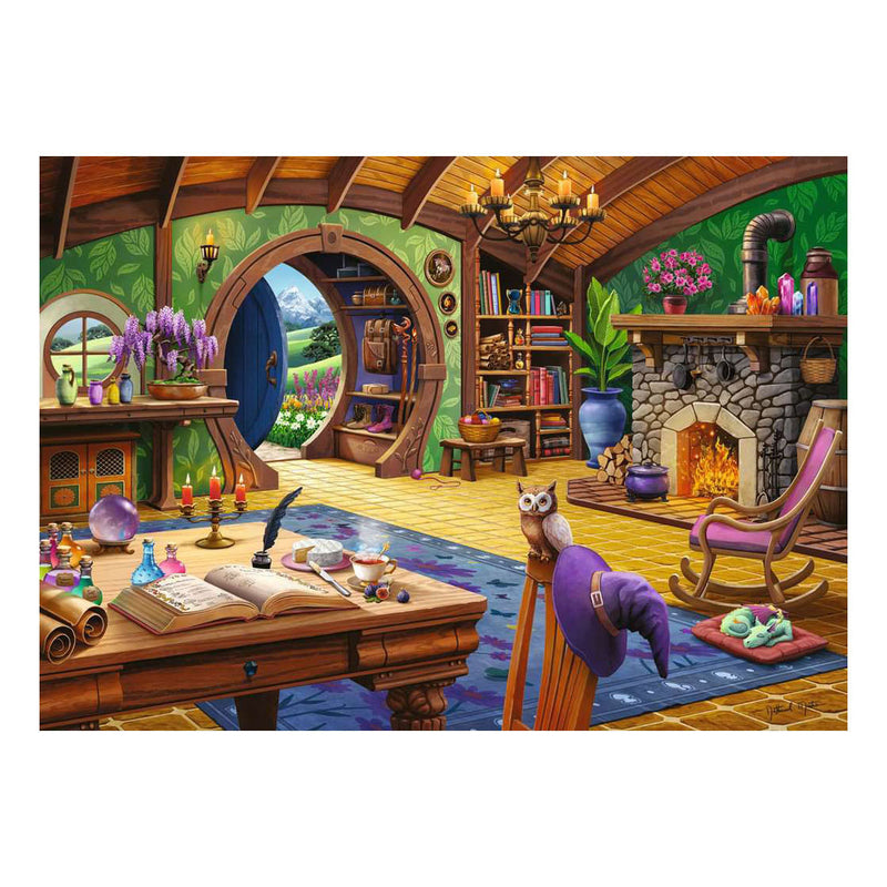 Afbeelding laden in galerijviewer, Ravensburger – charmed cottage – legpuzzel – 1000 stukjes