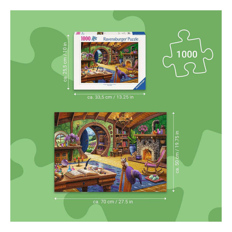 Load image into Gallery viewer, Ravensburger legpuzzel charmed cottage - 1000st.