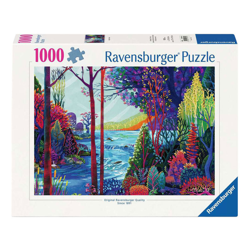 Load image into Gallery viewer, Ravensburger legpuzzel indigo forest - 1000st.