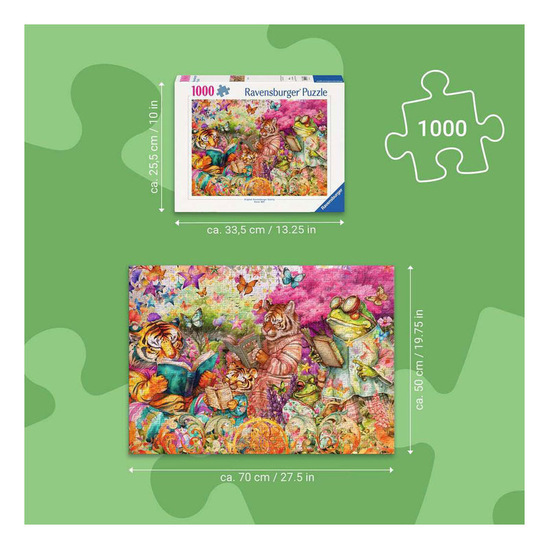 Load image into Gallery viewer, Ravensburger puzzel boekenclub 1000 stukjes